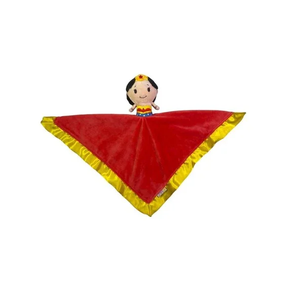 Wonder Woman Baby Security Blanket Plush DC Comics Lovey By Hallmark Itty Bittys - Picture 5 of 12
